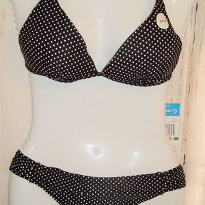 Women's swimwear California Waves Black Polkadot